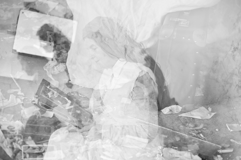 Fotografia dokumentalna- Czesława Włuka- Pani o czerwonych włosach