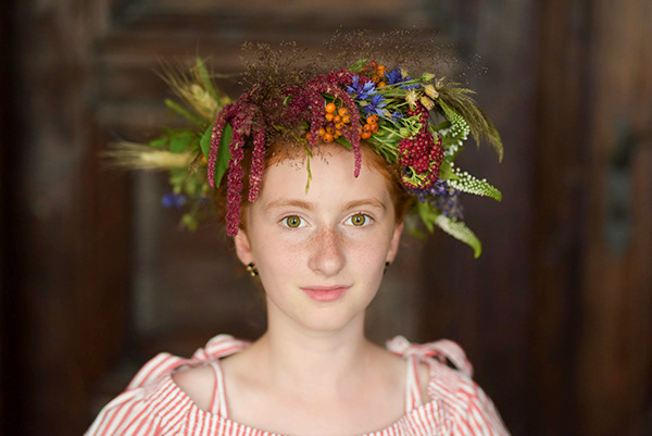 Fotografia portretowa- Czesława Włuka- Pani o czerwonych włosach