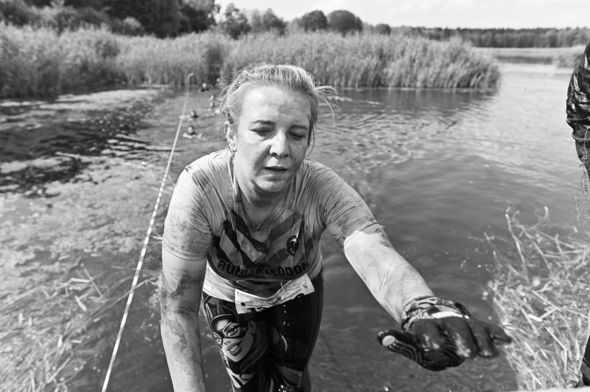 Fotografia reportażowa- Czesława Włuka- Pani o czerwonych włosach