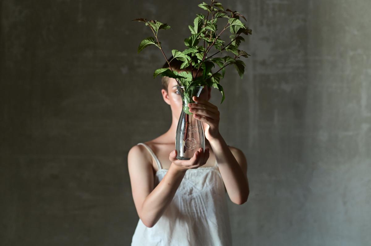 Fotografia portretowa- Czesława Włuka- Pani o czerwonych włosach