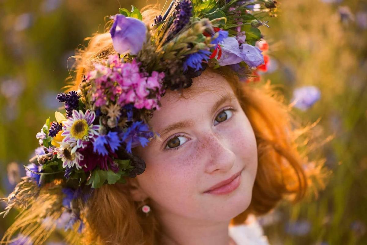 Fotografia portretowa- Czesława Włuka- Pani o czerwonych włosach