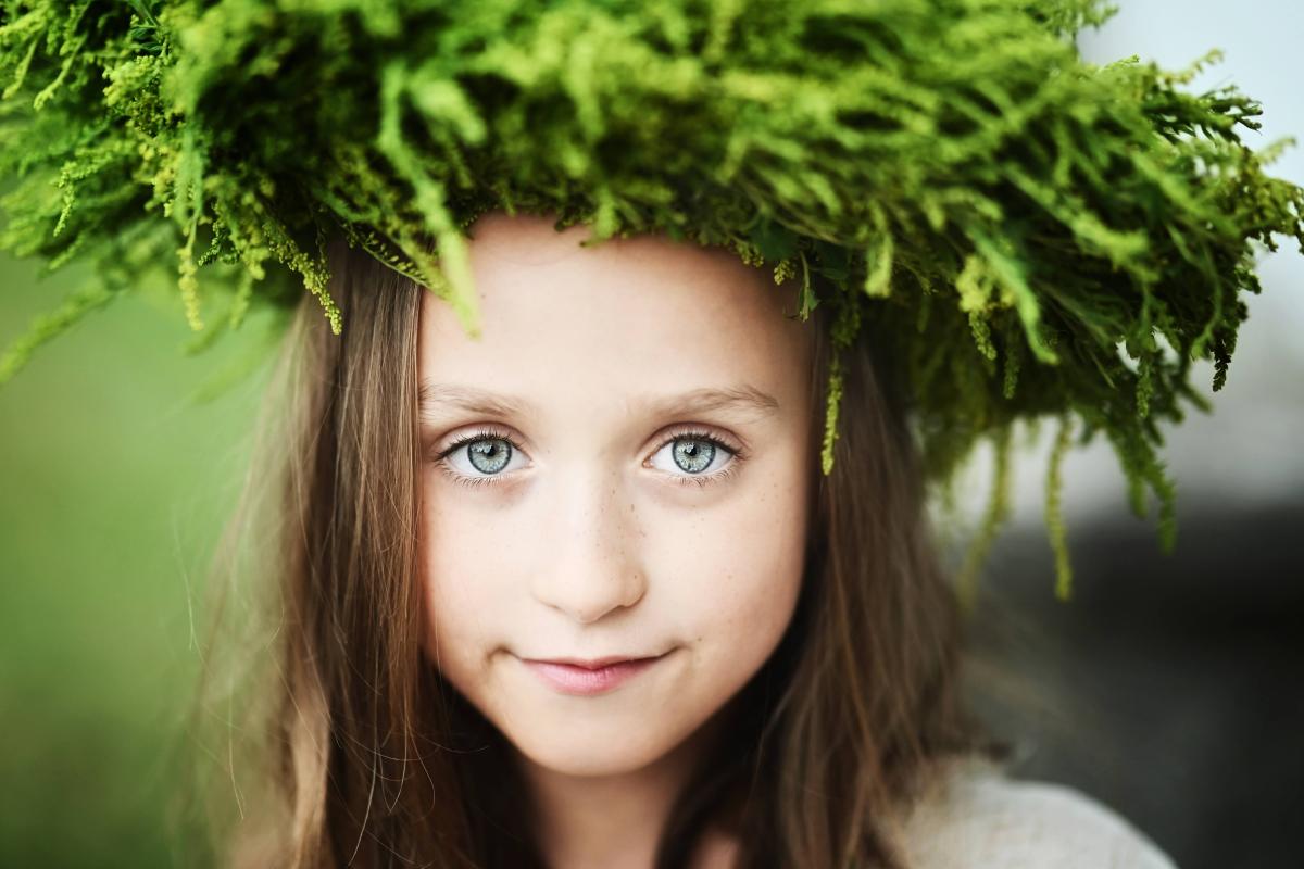 Fotografia reklamowa, plener- Czesława Włuka- Pani o czerwonych włosach