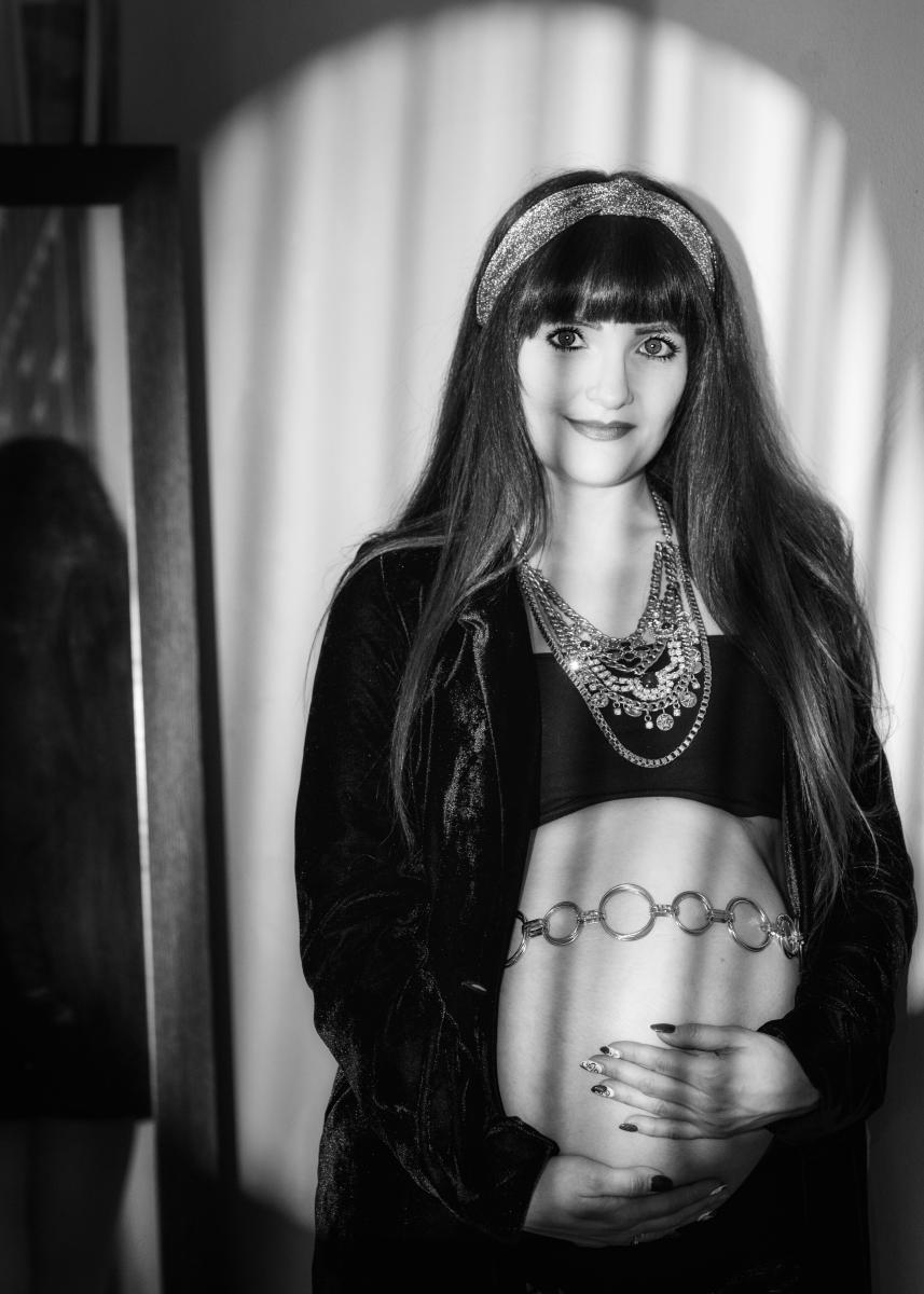 Sesja ciążowa- Czesława Włuka- Pani o czerwonych włosach