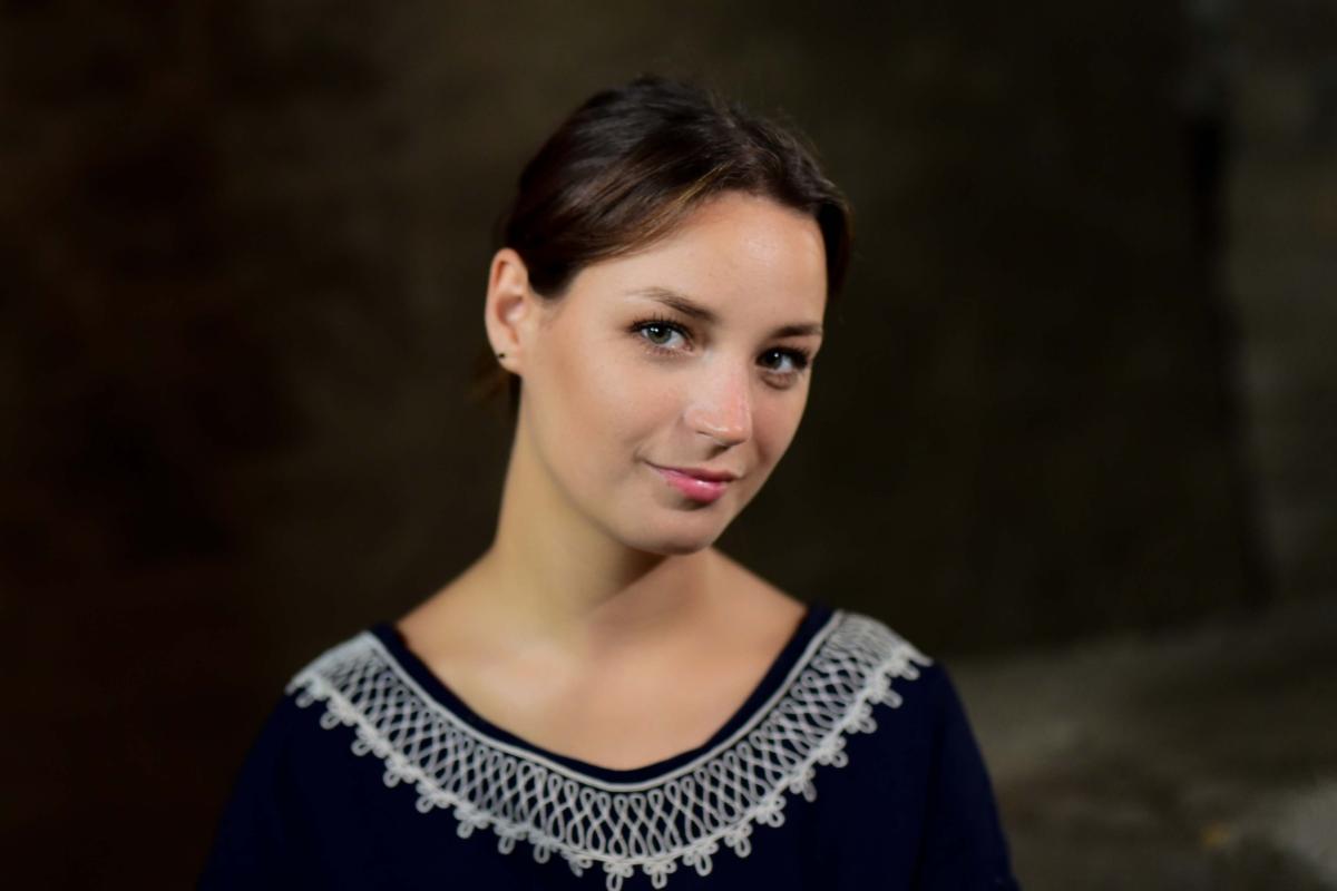 Czesława Włuka- Pani o czerwonych włosach, fotografia- Lubliniec