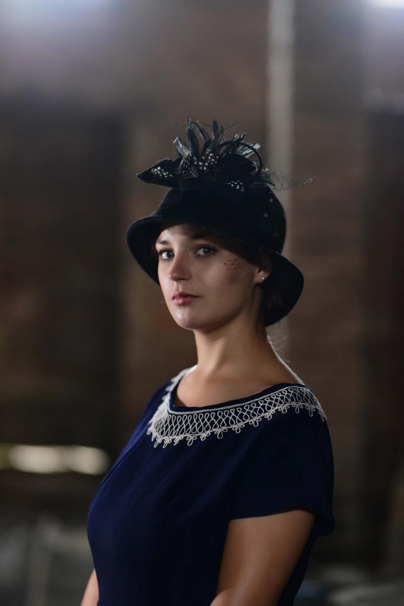 Czesława Włuka- Pani o czerwonych włosach, fotografia- Lubliniec