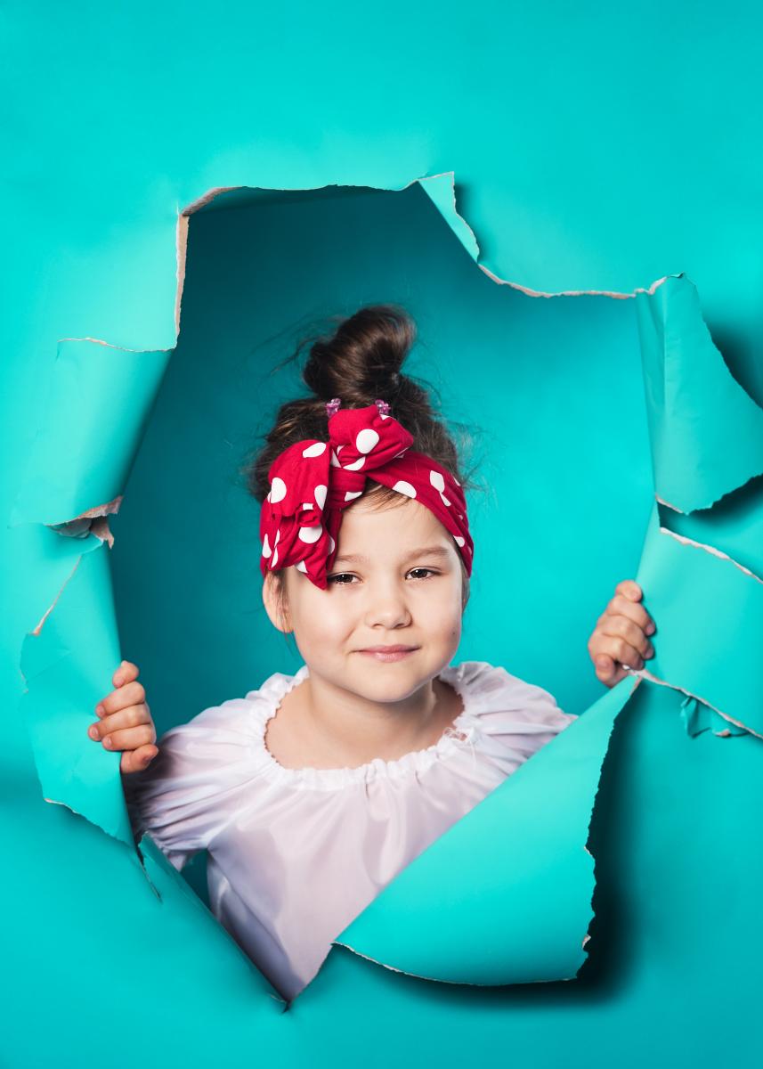 Fotografia portretowa, studyjna- Czesława Włuka- Pani o czerwonych włosach