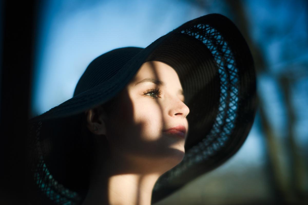 Fotografia portretowa- Czesława Włuka- Pani o czerwonych włosach