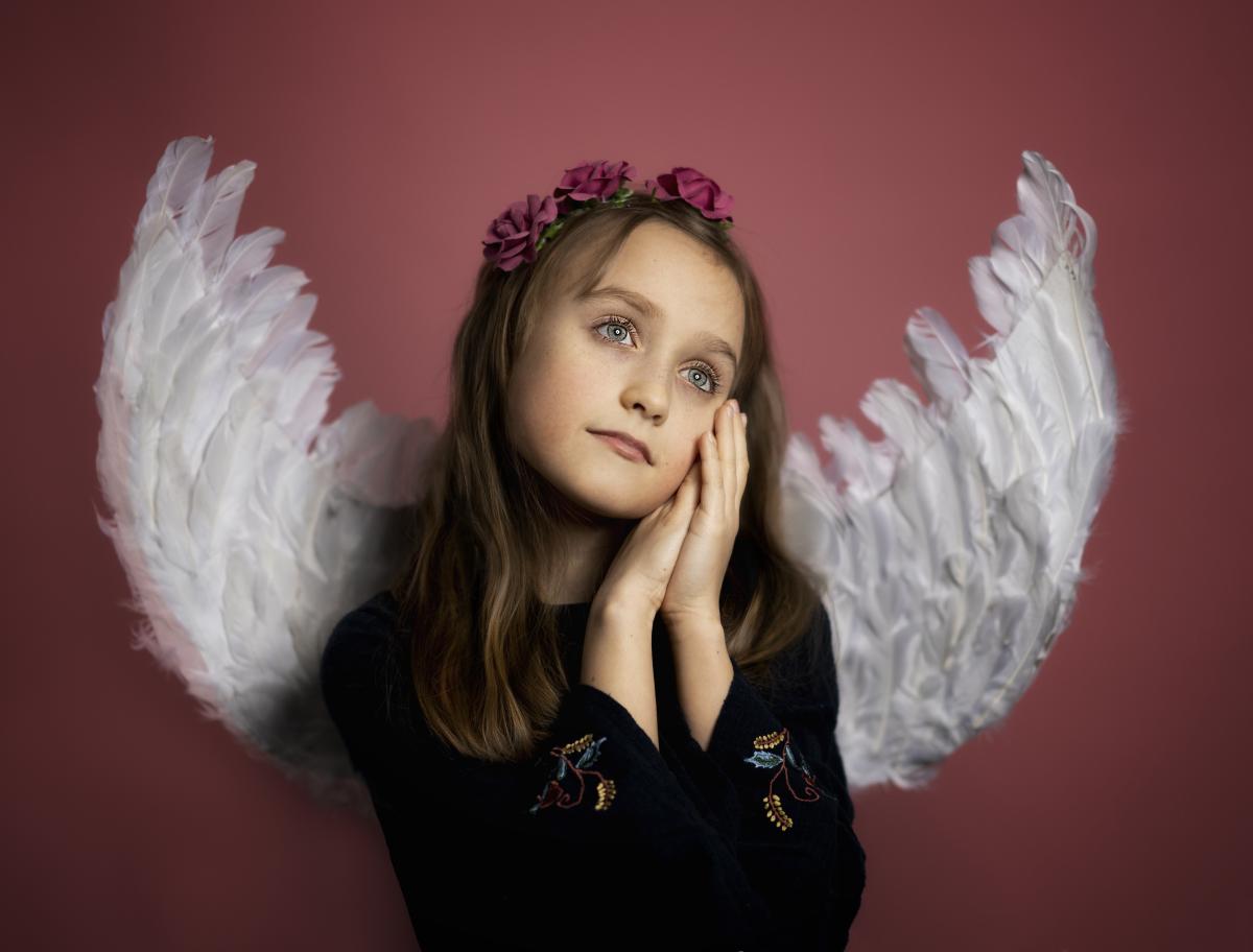 Czesława Włuka- Pani o czerwonych włosach, fotografia studyjna