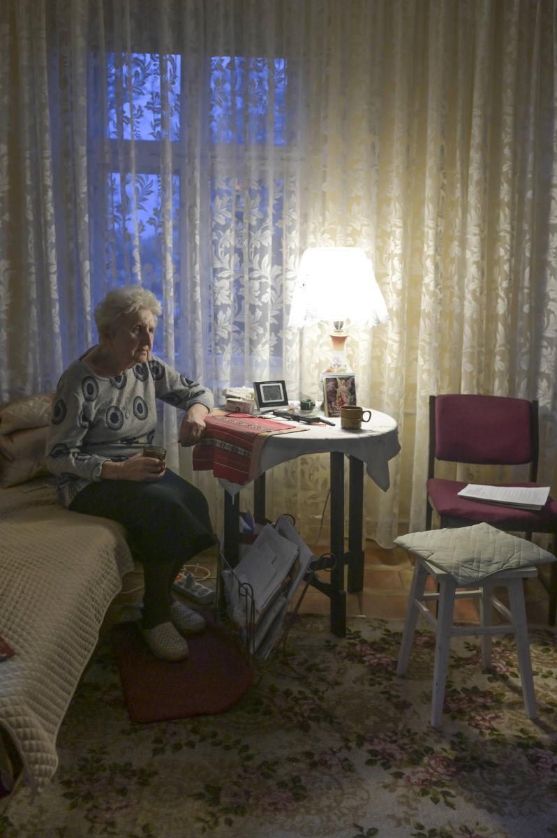 Fotografia dokumentalna- Czesława Włuka, Pani o czerwonych włosach