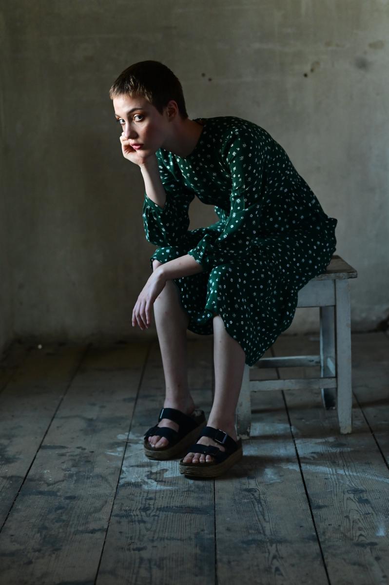 Fotografia portretowa- Czesława Włuka- Pani o czerwonych włosach